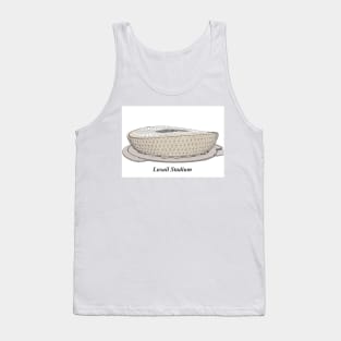 Sketching Stadium in Qatar Tank Top